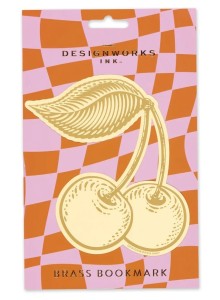 DBM-1019EU Brass Bookmark - Cherries
